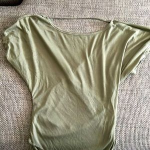 Green Free People body suite. Never used